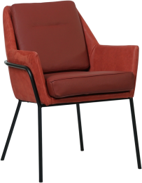 lerenindustriledesigneetkamerstoelMix-leer