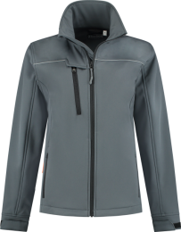 Workman25271SoftshellJacketDames-Graphite-S