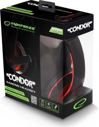 EsperanzaGameHeadsetCondor-Rood