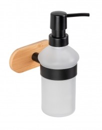 WenkoOreaTurbo-LocBamboozeepdispenserzwartmat