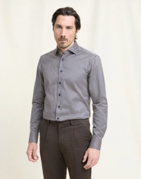 OLYMPSIGNATUREOverhemdtailoredfitSIGNATUREKentNachtblauw