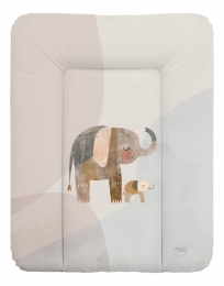 CebaBasicElephantFamily50x70cmZachtPlatAankleedkussen