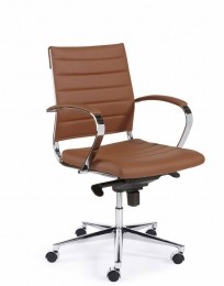 BureaustoelDesignLuxeBruin