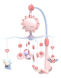 EcoToysFlowerValleyRozeMuziekmobiel