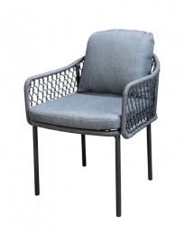 RochadiningchairaluminiumdarkgreyropedarkgreymixedgreyAW-Yoi
