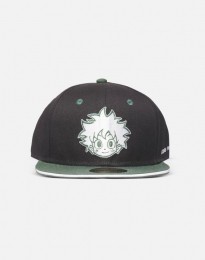MyHeroAcademia-MHASnapbackPet-Zwart-GroenCap