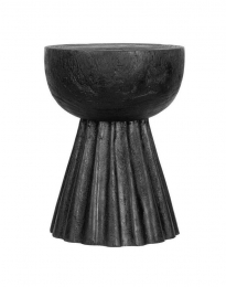 MUSTLivingKrukjeBijzettafelTrophySuarhout-Zwart-Rond