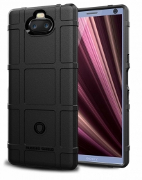 HoesjevoorSonyXperia10Plus-Beschermendehoes-BackCover-TPUCase-Zwart