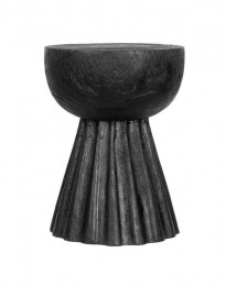 MUSTLivingKrukjeBijzettafelTrophySuarhout-Zwart-Rond