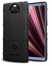 HoesjevoorSonyXperia10Plus-Beschermendehoes-BackCover-TPUCase-Zwart