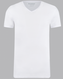 GarageBasicT-shirts2-packV-halsBioCottonBodyfitWit2XL