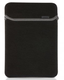9inch-universeleneoprenetabletsleeve-ZwartGrijs