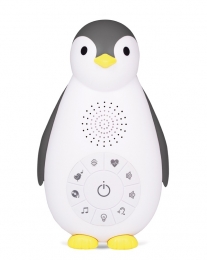 ZazuZoedePinguinGrijs3in1Muziekdoosje