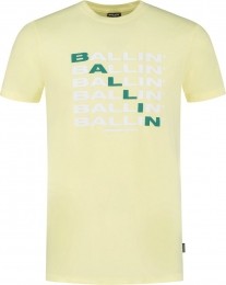 BALLINT-shirtFrontPrintYellowS