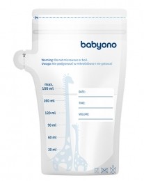 BabyOno30stuks180mlMoedermelkBewaarzakjes1084