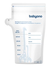 BabyOno30stuks180mlMoedermelkBewaarzakjes1084