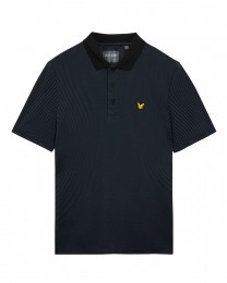 LYLEMensGolfMicrostripePolo