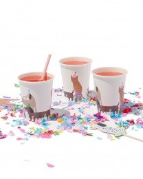 HEMAKartonnenBekers250mlFeestbeest-8Stuks