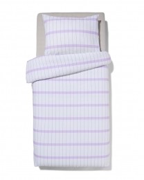 HEMADekbedovertrekzachtkatoen140x200220blokjeslilalila