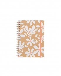 HEMANotitieboekA5spiraalkartonbloemen