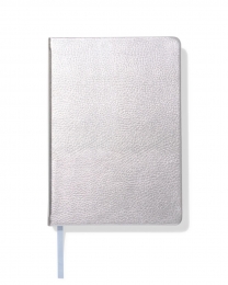 HEMANotitieboekA5gelinieerdribbelzilver