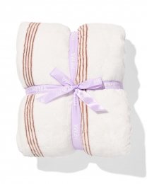 HEMAPlaid130x150cmsherpastrepenbruinbeige