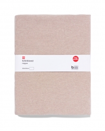 HEMATafelkleedchambraykatoenbeigegoud140x240zand