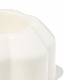 HEMATheelichthouderkeramiekbloemcrmecreme