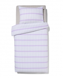 HEMADekbedovertrekzachtkatoen140x200220blokjeslilalila