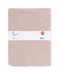 HEMATafelkleedchambraykatoenbeigegoud140x240zand