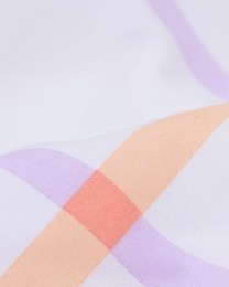 HEMADekbedovertrek240x200220cmzachtkatoenruitenlilamulti