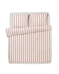 HEMADekbedovertrek200x200220cmzachtkatoenstrepenmulti