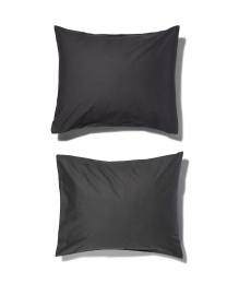 HEMAKussenslopen60x70cmzachtkatoendonkergrijsdonkergrijs