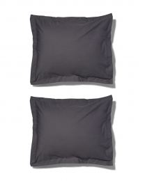 HEMAKussenslopenpercal60x70donkergrijs-2stuksdonkergrijs