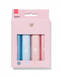 HEMAMarkersmetallic-4stuks