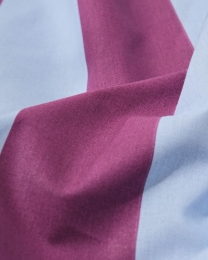 HEMADekbedovertrek140x200220cmzachtkatoenstrepenblauw-paarsmulti