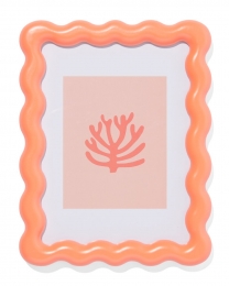 HEMAFotolijst15x20cmkoraalhoutgolvenkoraalroze