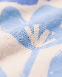 HEMABabykledingsetbloemenblauwblauw