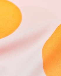 HEMADekbedovertrek200x200220cmzachtkatoenstippenrozelichtroze