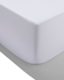 HEMAHoeslaken180x200cmsatijnwitwit