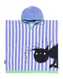 HEMASiepiekinderstrandponcho60x60cmveloursmulticolor