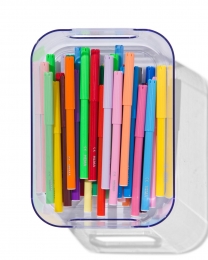 HEMAOpbergdoosHelsinkitransparantdeksel14x20
