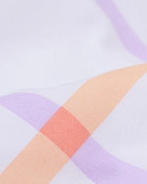 HEMADekbedovertrek140x200220cmzachtkatoenruitenlilamulti