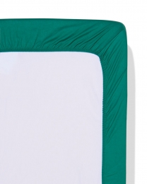 HEMAHoeslaken180x200cmzachtkatoendonkergroenmiddengroen