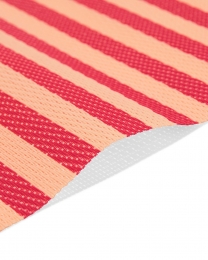 HEMAPlacematsGestreept-2Stuksfeloranje