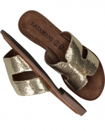 LazamaniSlippersDamesGoud