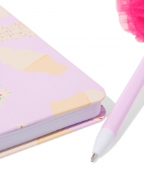 HEMACadeausetnotitieboek18x126cmpomponpen