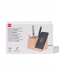 HEMAOrganizermetdraadlozeopladerbamboe