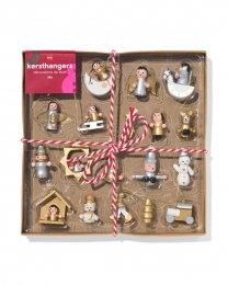 HEMAHoutenkersthangersgoud-19stuksmulti