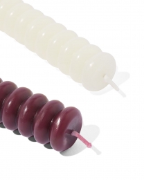 HEMAKaarsenribbel-2stuksdonkerrood